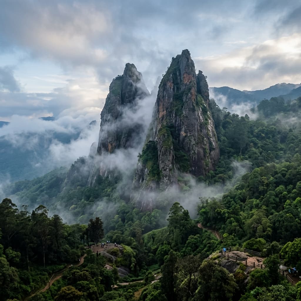 Pillar Rocks, Pine Forest, Guna Caves & Kodai Lake
